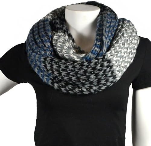 Purse babe Premium Ultra Warm multi-color Winter Infinity Loop Snood Knit Scarf