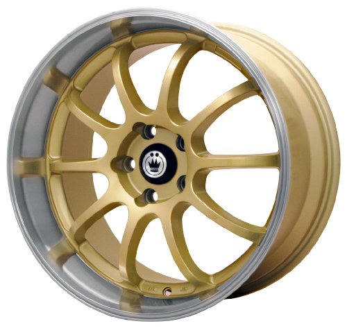 518vNzi4m4L Konig Lightning Gold Wheel with Machined Lip (15x7/4x100mm)