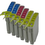 Sophia Global Compatible Ink Cartridge Replacement for HP 10 (2 Cyan, 2 Magenta, 2 Yellow)