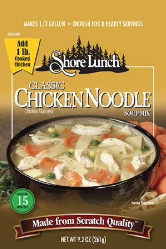 Shore Lunch B02437 Shore Lunch Mix Soup Chicken Noodle Classic -6x9.2oz
