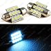 31mm Festoon 12 LEDs SMD LED Bulb White for 3022 DE3022 3175 DE3175 (A Pair)