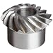 Boston Gear LSA-L Series Spiral Miter Gear, 1:1 Ratio, 20 Degree Pressure Angle, 35 Degree Spiral Angle, Plain Bore, Steel, Left Hand