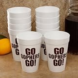 Minnesota Golden Gophers 10-Pack 16oz. Team Slogan Foam Cups