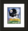Pittsburgh Steelers Framed Steelers Helmet Logo Photo By Photo File NFL Football