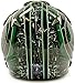 Typhoon Adult ATV MX Helmet Goggles Gloves Gear Combo Matte Green w/Black (Large)