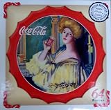 Coca Cola In The Evening(1906); Bottle Cap Shaped Mini Jigsaw Puzzle 64 Piece