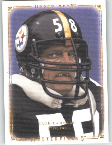 2008 Upper Deck / UD Masterpieces #78 Jack Lambert - Pittsburgh Steelers (Football Cards)