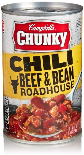 Campbell's Chunky Chili, Beef & Bean Roadhouse, 19 oz