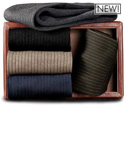 Cushion Stripe Socks Mid-Calf