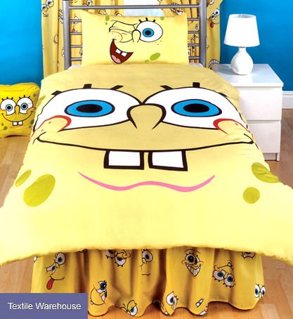 Spongebob Face Panel Duvet Set