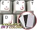 ARABIC-ENGLISH NON-TRANSPARENT KEYBOARD STICKERS FOR DESKTOP, LAPTOP AND NOTEBOOK ON WHITE BACKGROUN