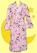  : Bedhead Song Birds Pink Flannel Robe - Final Sale!