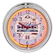 Rainbow Diner Wall Clock