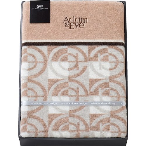 アダム&イヴ ニューマイヤー綿毛布 ベージュ