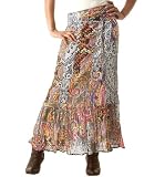 Promod Patchwork effect long skirt
