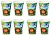Amscan Wild Jungle Animals Themed Party Paper Cups Tableware (Pack of 8), Multicolor, 9 oz
