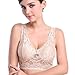 VECJUNIA Women's Soft and Smooth Lace Wire-Free Freedom Sports Bra