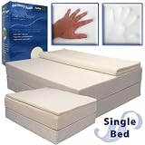 Memory Foam Mattress Topper for a Single Twin Bed