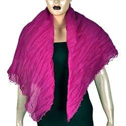 Clothes Spring Accessory Cotton Scarf Tie and Dye 40 x 40 inches