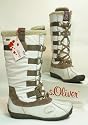 s.Oliver Stiefel wei&szlig; mit TEX warm gef&uuml;ttert
