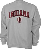 Indiana Hoosiers Youth Grey Tackle Twill Crewneck Sweatshirt