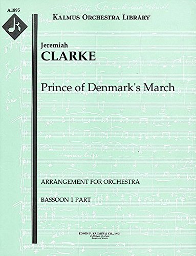 Prince of Denmark's March (Arrangement for orchestra): Bassoon 1 part (Qty 4) [A1895]