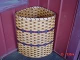 Amish Country Collectible Corner Hamper Country Basket with Lid. Measures 26