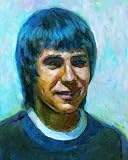 Custom Order #7Z-C3L, Oil on Canvas, Custom Painting of The Person You Love, For 1 Person of Customer's Choice, Style: Photo-Realism, with Signature Text "WE ARE DREAM TEAM", Canvas Size 30 x 44 inch