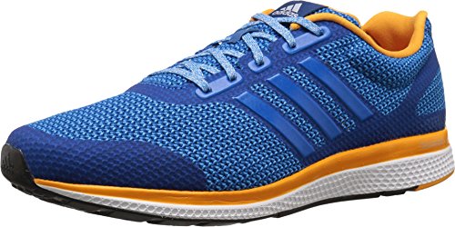 adidas Performance Men's Mana Bounce Running Shoe,Equipment Blue/White/Shock Blue,11 M US