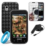 Smoke Pattern TPU Argyle No Slip Case for Samsung Galaxy Fascinate SCH- i50 ....