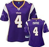 Brett Favre Purple Reebok NFL Replica Minnesota Vikings Women's Jersey