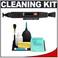 LensPEN + Precision Design Cleaning Kit - for Digital SLR Cameras & Lenses - including Canon Rebel XSi, XS, T1i, XTi, 40D, 50D, 7D, Nikon D40, D60, D3000, D5000, D90, D300, D300s, D700, Olympus Evolt E-30, E-450, E-520, E-620, and Sony Alpha A200, A300, A350, A700 Digital SLR Cameras