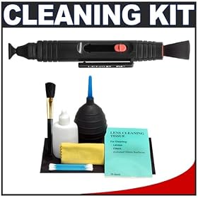 LensPEN + Precision Design Cleaning Kit - for Digital SLR Cameras & Lenses - including Canon Rebel XSi, XS, T1i, XTi, 40D, 50D, 7D, Nikon D40, D60, D3000, D5000, D90, D300, D300s, D700, Olympus Evolt E-30, E-450, E-520, E-620, and Sony Alpha A200, A300, A350, A700 Digital SLR Cameras