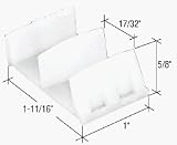CRL 1-11/16 Wide Sliding Shower Door Bottom Guide - Package