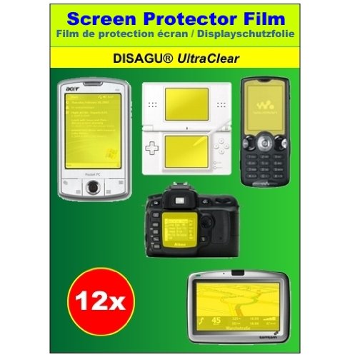 Ultra Clear Screen Protector set of 12 for Garmin eTrex Venture HC