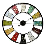 Infinity Instruments Kaleidoscope- 32"  Metal Wall Clock