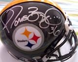 Jerome Bettis autographed Steelers mini helmet