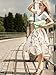 Persun Women Floral Midi A-line Skater Skirt