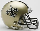 New Orleans Saints Riddell Revolution Pocket Pro Football Mini Helmet