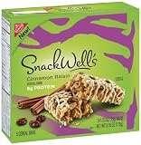 Snackwell's Cinnamon Raisin Bars, 6.15-Ounce (Pack of 4)