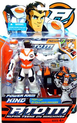 A.T.O.M. Alpha Teens on Machines - Power Ram King with Pop-Up Shoulder Armor + BONUS DVD