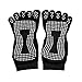 Pack of 2 Pairs Non-slip Traction Grip Yoga Toe Socks