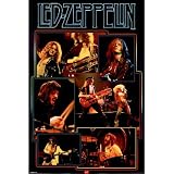 Led Zeppelin Group, On Stage Music Poster Print - 24x36