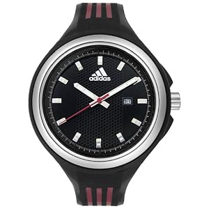 adidas Men's Black Polyurethane Quartz Watch #ADP4002