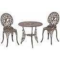 Hummingbird Garden Bistro Set - Cast Aluminum