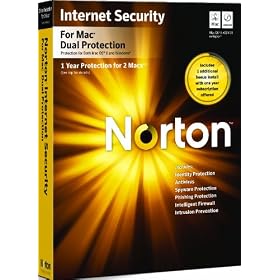 Norton Internet Security Dual Protection MAC 2010 - 1 User 2 Machine