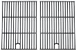 Music City Metals 67692 Matte Cast Iron Cooking Grid Replacement for Select Gas Grill Models by North American Outdoors, Perfect Flame and Others, Set of 2