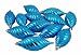 Club Pack of 12 Turquoise Blue Shatterproof Finial Christmas Ornaments 4.75