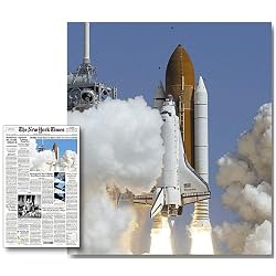 THE NEW YORK TIMES Shuttle Roars Back to Space (7/26/05) Jigsaw Puzzle 300pc