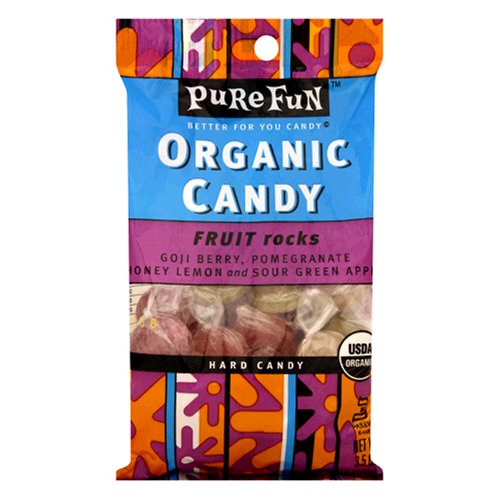 Pure Fun Organic Variety Pack Fruit Rocks, 3.53-Ounce Units (Pack of 6)